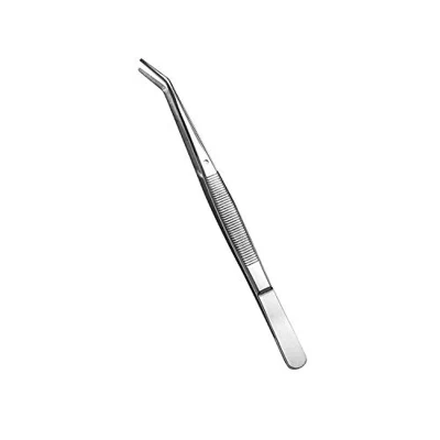 Medical Sterile Straight Sharp Single Ended 10cm Stainless Steel Tweezers