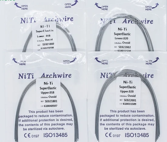 Dental Orthodontic Instruments in Cylinder Australian Archires Niti Dental Arch Wire