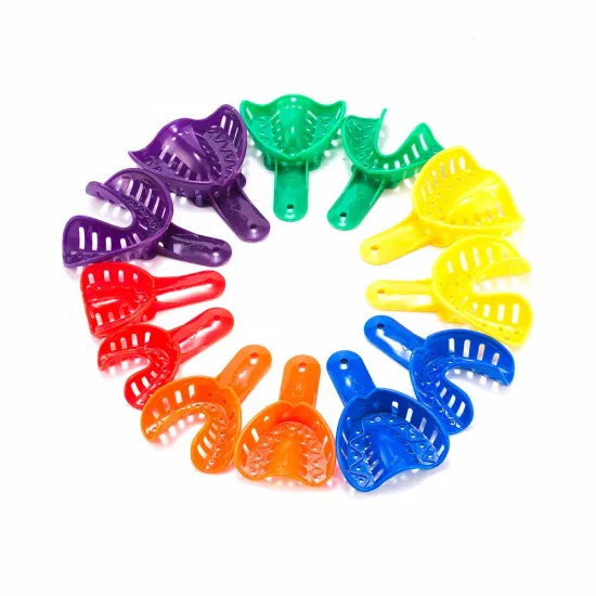 Different Size Plastic Dental Impression Trays Dental Instruments for Orthodontic